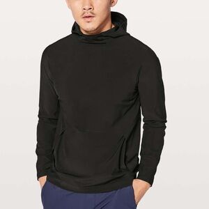 Lululemon Chill Motion Pullover Hoodie Size Small Black Water-Repellent Outdoor